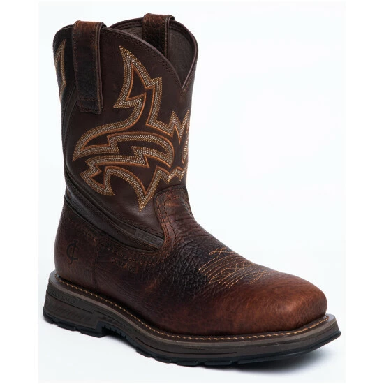 Best Pirce ๐งจ Cody James Men's ASE7 Disruptor Western Work ๐ฅพ Boots - Nano Composite Toe Brown ๐ฅ