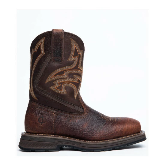 Best Pirce ๐งจ Cody James Men's ASE7 Disruptor Western Work ๐ฅพ Boots - Nano Composite Toe Brown ๐ฅ - Image 2