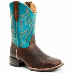 Top 10 😍 Cody James Men's Hoverfly Western Performance 🥾 Boots - Broad Square Toe Turquoise 😍