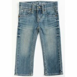 Outlet 🧨 Cody James Toddler-Boys' Clovehitch Light Wash Stretch Slim Straight 👖 Jeans 🌟