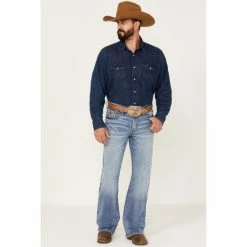 Budget ✨ Cody James Men's Dodge City Light Wash Relaxed Boot Stretch Denim 👖 Jeans Light Medium Wash 👏