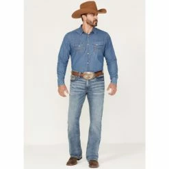 Coupon 💯 Cody James Men's Manning Light Wash Slim Boot Stretch Denim 👖 Jeans ⌛