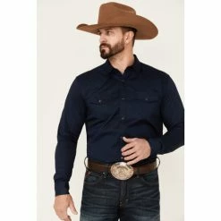 Brand new 🤩 Cody James Men's Solid Treadstone Long Sleeve Snap Western 👕 Shirt Black 🤩