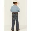 New 👍 Cody James Little Boys' Steel Dust Medium Wash Mid-Rise Stretch Slim Straight 👖 Jeans - Sizes 4-8 Blue ⌛