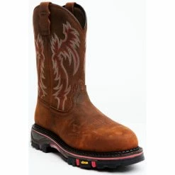 Flash Sale ๐ฅฐ Cody James Men's Decimator Tyche Dirty ๐ Dog Pull-On Comp Work ๐ฅพ Boots - Round Toe Brown โจ