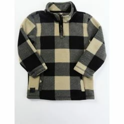 Discount 🌟 Cody James Toddler Boys' Lumberjack Plaid Polar Fleece Jacket For Toddler-Boy Tan 🧨