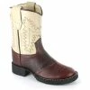 Hot Sale 🎁 Cody James Toddler Boys' Roper Western 🥾 Boots - Round Toe For Toddler-Boy Brown 🎉