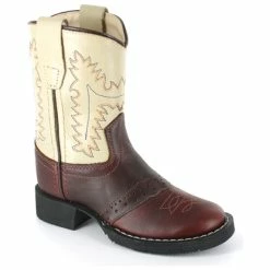 Hot Sale ๐ Cody James Toddler Boys' Roper Western ๐ฅพ Boots - Round Toe For Toddler-Boy Brown ๐