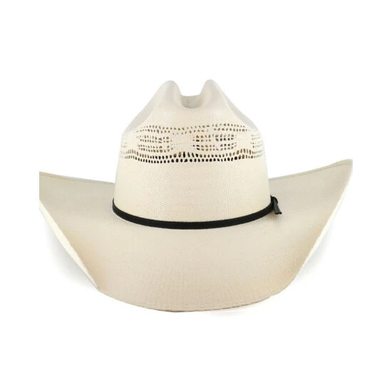 Budget ๐ Cody James Cattleman's Crease Straw Western Hat For Men Natural ๐ฏ - Image 2