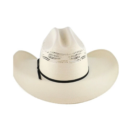 Budget ๐ Cody James Cattleman's Crease Straw Western Hat For Men Natural ๐ฏ - Image 3