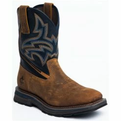 Deals ❤️ Cody James Men's Disruptor Western Work 🥾 Boots - Soft Toe Brown 😍