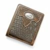 Cheapest 👍 Cody James Men's Croc Embossed Bifold Wallet Chocolate 👏