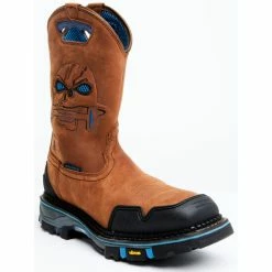 Cheap 🧨 Cody James Men's 11" Decimator Waterproof Western Work 🥾 Boots - Nano Composite Toe Brown ✔️