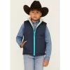 Wholesale ✨ Cody James Boys' Reversible Puffer Vest Dark Blue 😀