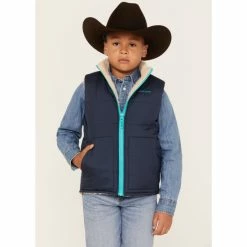 Wholesale ✨ Cody James Boys' Reversible Puffer Vest Dark Blue 😀