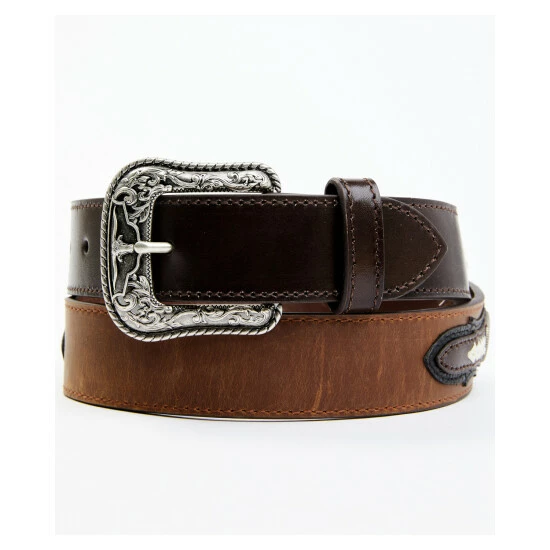 Best Pirce โจ Cody James Men's Praying Cowboy Concho Belt Brown ๐งจ