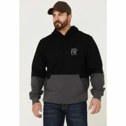 Best deal 😍 Cody James Men's FR Fleece Solid Black Hooded Work Sweatshirt ⌛