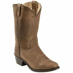 Brand new ๐ Cody James Youth Western ๐ฅพ Boots - Round Toe For Youth Boy Brown ๐
