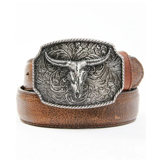 Best reviews of ๐งจ Cody James Boys' Longhorn Scroll Buckle Belt Brown ๐