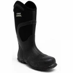 Best reviews of 🛒 Cody James Men's Rubber Waterproof Western Work 🥾 Boots - Composite Toe Black 😍