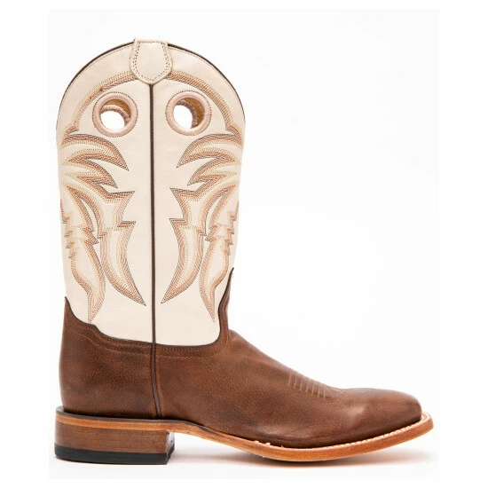 Flash Sale 🎁 Cody James Men's Full-Grain Leather Western 🥾 Boots - Broad Square Toe Brown 😉 - Image 2