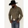 Cheapest 🎉 Cody James Men's Rio Sonora Paisley Print Long Sleeve Snap Western 👕 Shirt - Big & Tall Brown ❤️