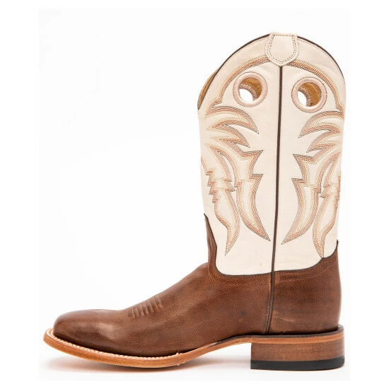 Flash Sale 🎁 Cody James Men's Full-Grain Leather Western 🥾 Boots - Broad Square Toe Brown 😉 - Image 3