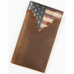 Wholesale 🔔 Cody James Men's Distressed Patriotic Checkbook Wallet Red/white/blue 🌟