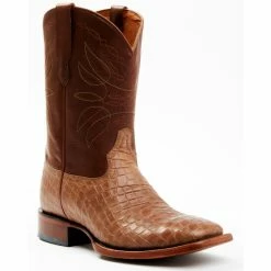 Best Sale 👏 Cody James Men's Western 🥾 Boots - Broad Square Toe Brown 🎁