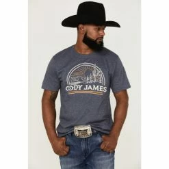 Promo 👍 Cody James Men's Desert Scene Graphic T-Shirt Tan ✨