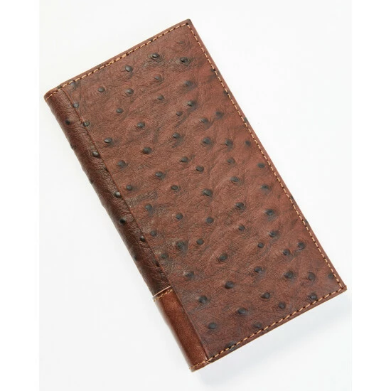 Hot Sale ๐ Cody James Men's Bifold Ostrich Wallet Brown ๐ - Image 3