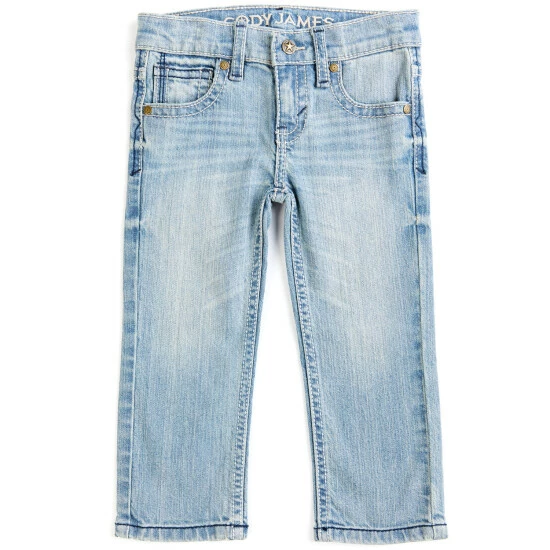 Buy โจ Cody James Toddler-Boys' Crupper Light Wash Mid-Rise Stretch Slim Straight ๐ Jeans Blue ๐