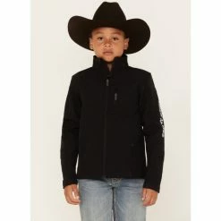Brand new ๐ฏ Cody James Boys' Embroidered Softshell Jacket Black ๐