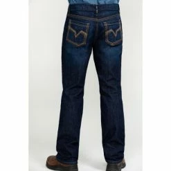 Best Pirce ๐ Cody James Men's FR Millikin Dark Slim Bootcut Work ๐ Jeans Indigo ๐
