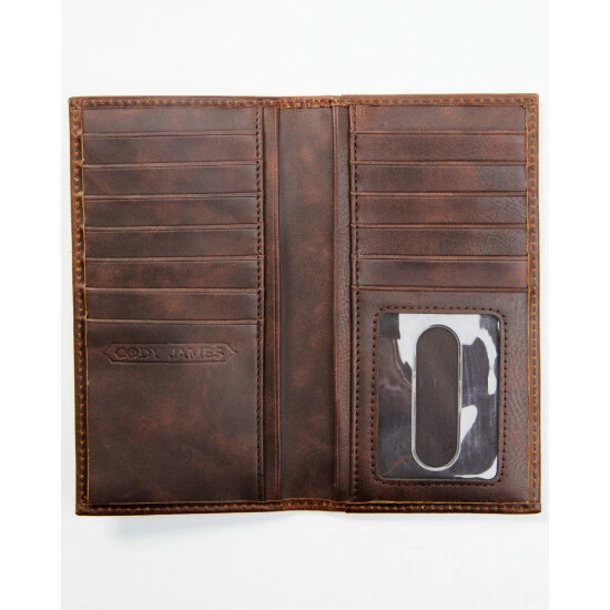 Brand new 😉 Cody James Men's Brown Rodeo Tooled Leather Wallet 🔔 - Image 2