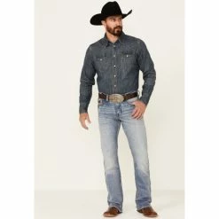 Discount 🥰 Cody James Core Men's Holt Medium Wash Stretch Slim Bootcut 👖 Jeans Blue 🛒