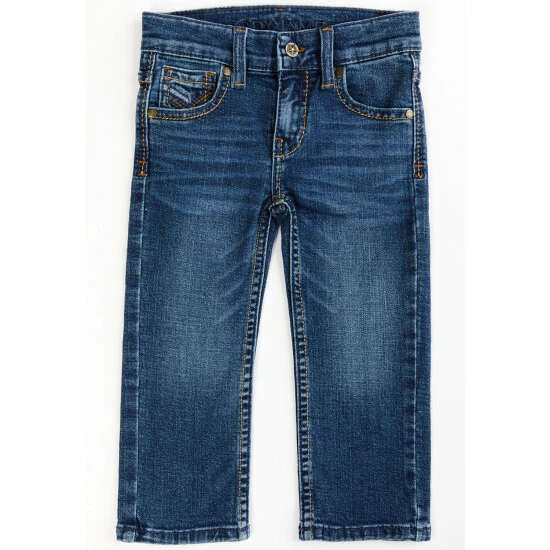 Brand new ⭐ Cody James Toddler-Boys' Hazer Dark Wash Mid-Rise Stretch Slim Straight 👖 Jeans Blue ❤️
