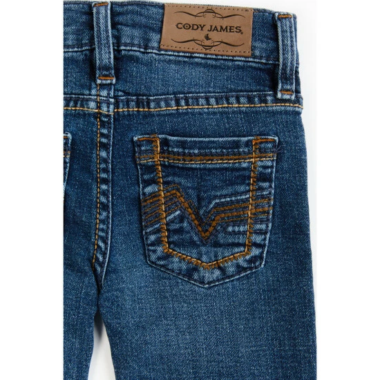 Brand new ⭐ Cody James Toddler-Boys' Hazer Dark Wash Mid-Rise Stretch Slim Straight 👖 Jeans Blue ❤️ - Image 4