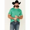 Discount 😉 Cody James Men's Gettin' Bent Graphic Short Sleeve T-Shirt Green 😀