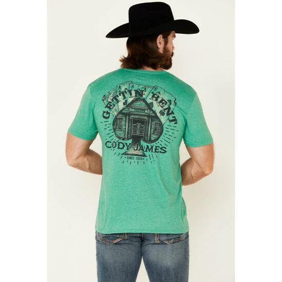 Discount ๐ Cody James Men's Gettin' Bent Graphic Short Sleeve T-Shirt Green ๐ - Image 4