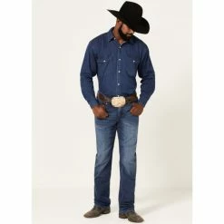 Hot Sale ๐ Cody James Men's Howdy Medium Dark Wash Stretch Slim Straight ๐ Jeans Dark Medium Wash ๐