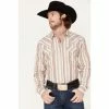Buy 👏 Cody James Men's Alpina Stripe Snap Western 👕 Shirt Cream 🎁