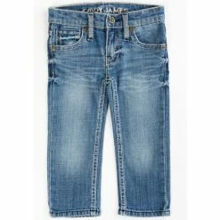 Wholesale 💯 Cody James Toddler-Boys' Jericho Medium Wash Stretch Slim Straight 👖 Jeans Blue 🎉