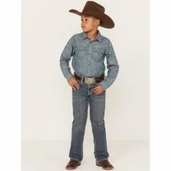 Coupon ๐ฅฐ Cody James Boys' Stone Cold Wash Slim Boot Stretch ๐ Jeans - Youth For Youth Boy Dark Medium Wash ๐