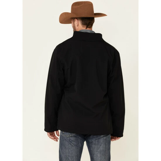 Buy ✔️ Cody James Core Men's Jet Black Steamboat Zip-Front Softshell Jacket ❤️ - Image 4