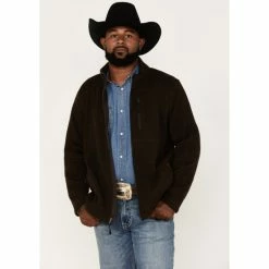 Hot Sale 🎁 Cody James Men's Revolve Zip Jacket Brown 🤩