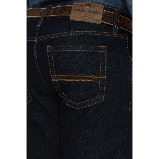 Outlet ✨ Cody James Men's Annex Stretch Slim Straight 👖 Jeans Super Dark Wash 👍 - Image 4