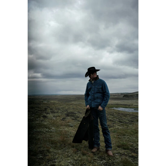 Coupon ✔️ Cody James Men's Grand Teton 3.0 Sherpa-Lined Button-Front Denim Jacket Indigo 🥰