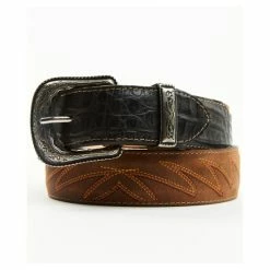 Hot Sale โ Cody James Men's Vince Two Tone Embroidered Caiman Western Belt Black ๐ฏ