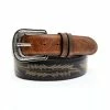 Discount 🔔 Cody James Men's Two-Tone Brown Buck Western Belt Black/brown 🔔